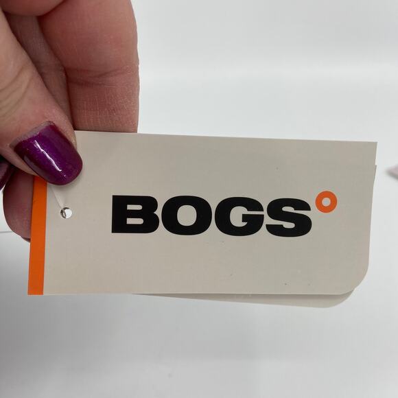 BOGS Amanda Boots Size 6 Burgundy Red Faux Shearling Lined Waterproof Rubber - Picture 12 of 14